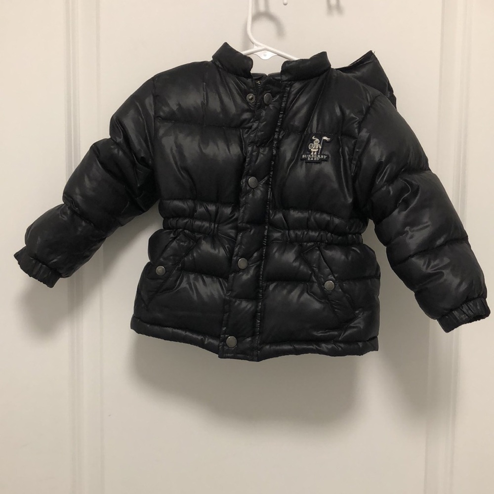 Authentic Toddler Boys Burberry Puffer Coat 18m